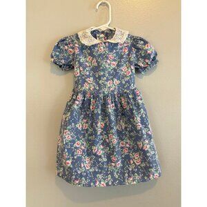 Vintage Laura Ashley floral toddler dress